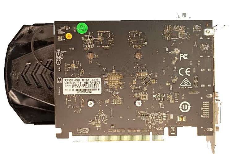 کارت گرافیک Biostar Radeon RX560 4GB 128Bit DDR5 استوک وارداتی