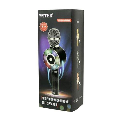 میکروفون و اسپیکر بلوتوثی رم و فلش خور WS-669