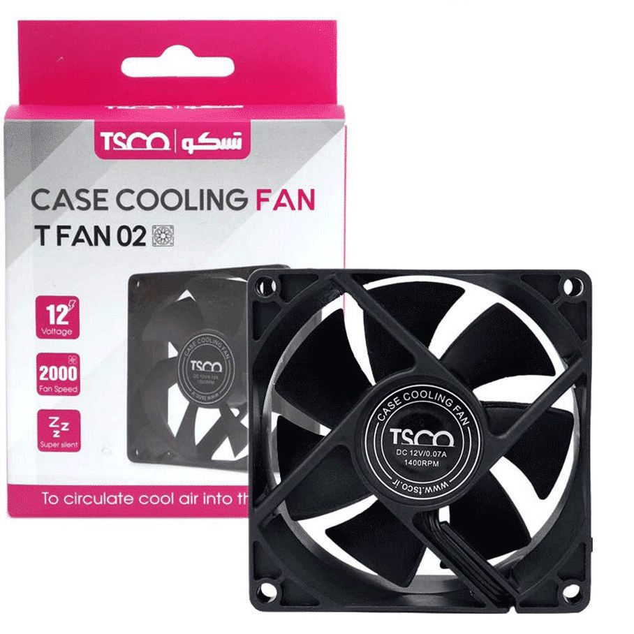 فن کیس 8*8 تسکو مدل TFAN02