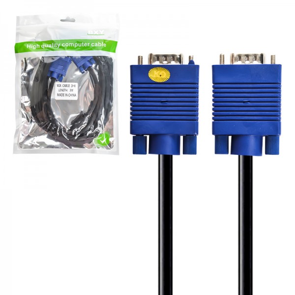 کابل VGA 3+4 بی ایکس وای طول 3 متر