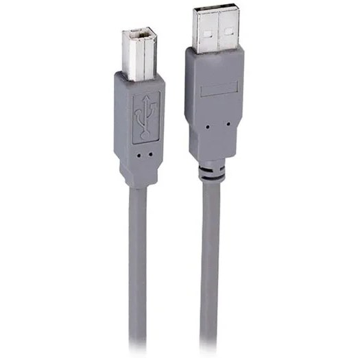 کابل پرینتر USB 2.0 ایکس پی طول 3 متر - طوسی