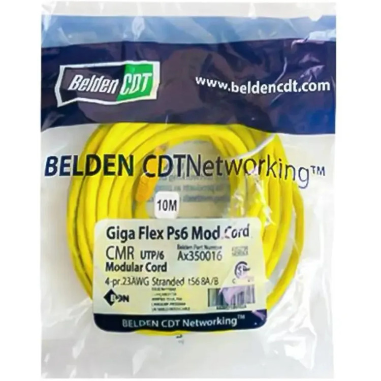 کابل شبکه ۱۰ متری CAT6 بلدن BELDEN