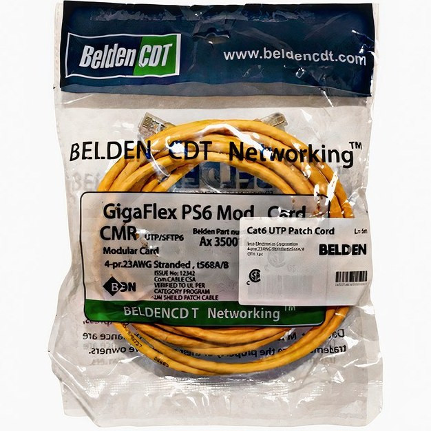 کابل شبکه بلدن مدل Cat6 UTP طول ۱۰ متر