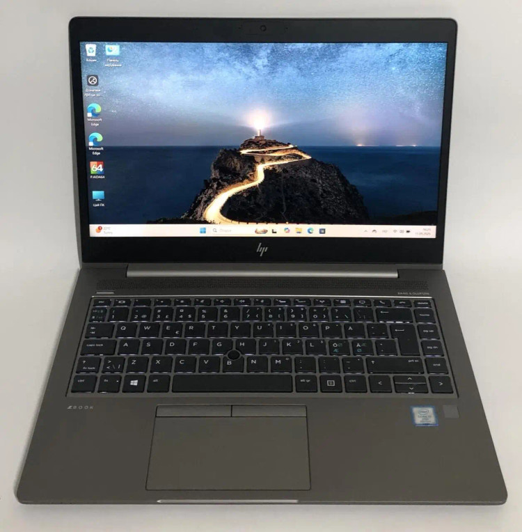 لپ تاپ استوک HP ZBook 14u G6 Core i5-8265U / RAM 16GB / SSD 512GB / Radeon Pro WX3200 4GB