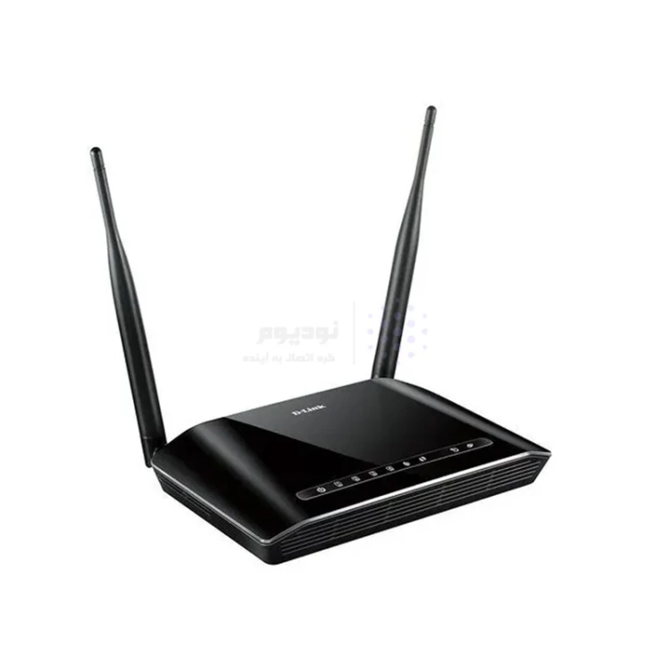 مودم روتر ADSL2+ بیسیم D-Link DSL-2750E Wireless N300 | چهار پورت LAN | دو آنتن 5dBi